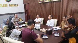 Kapolres Nganjuk Bahas Persiapan Musim Tanam Jagung Bersama Bulog dan Dinas Pertanian