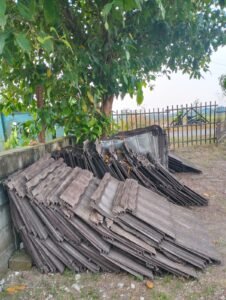 Genteng Atap Baja Ringan Sekolah SDN Pabuaran 2, Karena berkurang di Amankan Kepsek