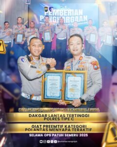 Satlantas Polres Nganjuk Raih 3 Penghargaan Tingkat Polda Jatim dalam ANEV Kamseltibcarlantas 2025