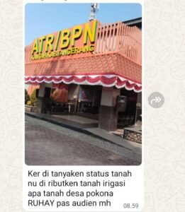 Parah…!! Oknum Pemdes Cikande, Kecamatan Jayanti : Baru Mempertanyakan Status Tanah yang dibangun Program Bedah Rumah