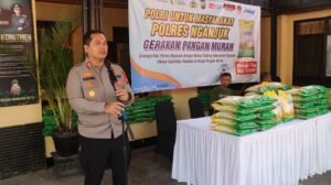 Polres Nganjuk Luncurkan Gerakan Pangan Murah, Warga Antusias Minta Digelar Rutin