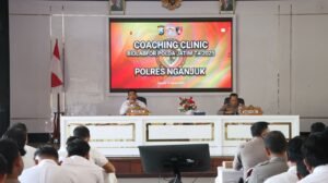 Polres Nganjuk Gelar Coaching Clinic Bidlabfor Polda Jatim untuk Tingkatkan Kemampuan Penyidikan