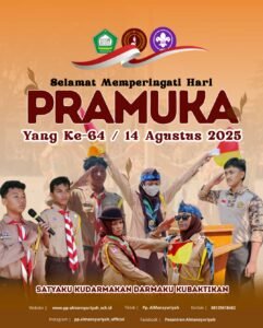 Antusiasme, Santri Ponpes Al-Mansyuriyah, Rayakan HUT Pramuka ke-64