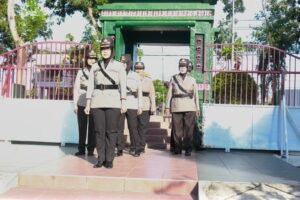 Polwan Polres Nganjuk Ziarah ke TMP Yudha Pralaya Peringati Hari Jadi ke-77