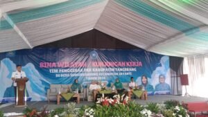 Binwil dan Kunjungan Kerja Tim B PKK Kabupaten Tangerang di Desa Sumur Bandung, Kecamatan Jayanti