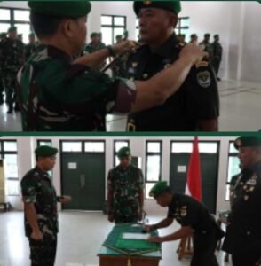 Dandim 0506/Tgr Pimpin Sertijab dan Penerimaan Warga Baru