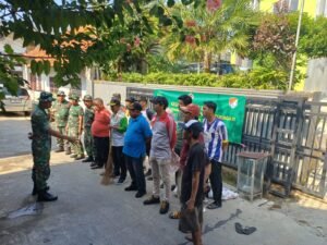 Danramil Pondok Aren, Perkuat Sinergi Lewat Baksos HUT TNI ke-80