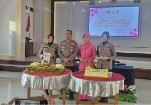 Polwan Polres Nganjuk Gelar Tasyakuran Puncak Hari Jadi ke-77 dengan Tema “Polri untuk masyarakat”