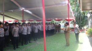 Polres Nganjuk Siagakan Personel Amankan Aksi Damai RT/RW di DPRD