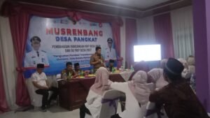 Penguatan Pondasi Transformasi Sosial dan Ekonomi Jadi Tema Musrenbang Desa Pangkat Kecamatan Jayanti