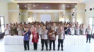 Polres Nganjuk Gelar Pembekalan Bhabinkamtibmas Dukung Program “Desa Tangguh Pangan”