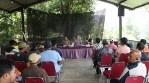 Silaturahmi Kamtibmas di Bukit Surga, Polres Nganjuk Gandeng Forkopimcam Sawahan dan Komunitas Trail