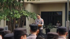 Kapolres Nganjuk Pimpin Apel Launching Pamapta, Tegaskan Semangat Baru Polri yang Proaktif, Humanis, dan Bertanggung Jawab