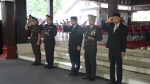 Kapolres Nganjuk Hadiri Upacara Hari Sumpah Pemuda ke-97 Bersama Forkopimda