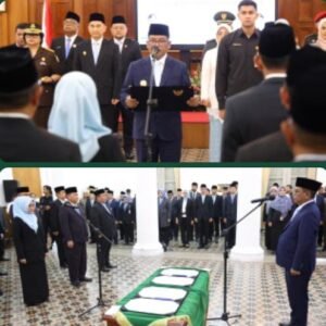 Gubernur Andra Soni Tekankan Responsivitas dan Integritas saat Lantik 23 Pejabat Pimpinan Tinggi Pratama