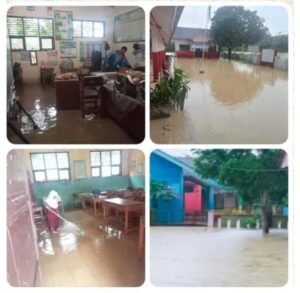 Banjir Melanda SDN Cipinang 1, Aktivitas Belajar Mengajar Terganggu