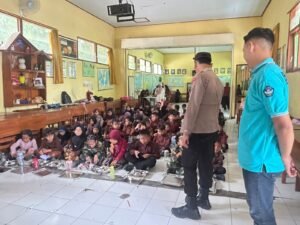 Polres Nganjuk Awasi Pendistribusian Makan Bergizi Gratis di Kecamatan Pace