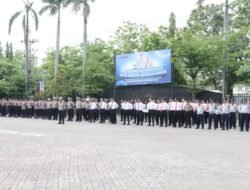 Gelar Pasukan Operasi Zebra Semeru 2025, Kapolres Nganjuk Tekankan Pentingnya Kepatuhan Berlalu Lintas