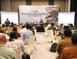 Hadiri Rapat Koordinasi Percepatan Administrasi Cetak Sawah, Danrem 044/Gapo : Kita Berpikir Cepat, Bertindak Tepat, Kerja Dengan Hati