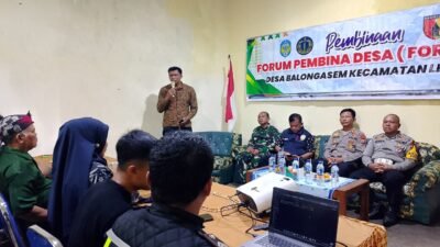 Polantas Menyapa: Satlantas Polres Nganjuk Sosialisasikan Tertib Lalu Lintas dan Ops Zebra Semeru 2025 kepada Warga Balongasem