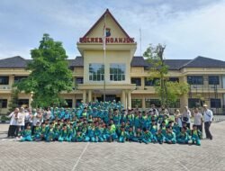 Tanamkan Nilai Anti Bullying Sejak Dini, Satbinmas Polres Nganjuk Terima Kunjungan SD IT Khatidjah