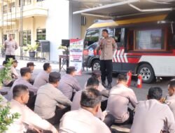 Polres Nganjuk Gandeng Damkar dan Kominfo, Perkuat Kesiapsiagaan Bhabinkamtibmas Hadapi Kebakaran dan Hoaks