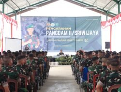 Tanggung jawab besar untuk membangun karakter, budaya, dan citra satuan”, Pangdam II/Sriwijaya Kunjungi Yonif TP 845/Ksatria Satam