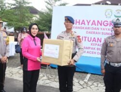 Polda Sumsel Salurkan Bantuan Kemanusiaan ke Langkat dan Aceh Tamiang