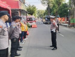 Pos Pam Diponegoro Nganjuk Siap Amankan Natal 2025 dan Tahun Baru 2026