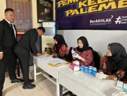 Tindak Lanjut Arahan Dirjenpas, Lapas Kelas I Palembang Gelar Tes Urin bagi Petugas dan Warga Binaan