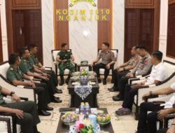 Kapolres Baru Nganjuk Perkuat Sinergi Forkopimda, Kunjungi Bupati dan Dandim 0810/Nganjuk
