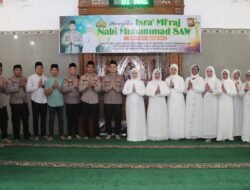 Polres Nganjuk Peringati Isra Mi’raj 1447 H, Perkuat Iman Personel untuk Aksi Kemanusiaan