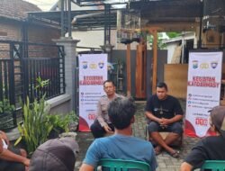 Satbinmas Polres Nganjuk Gelar Pembinaan dan Penyuluhan Kamtibmas di Desa Ngudikan