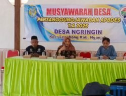 Transparansi APBDes Tahun 2025, Bukti Nyata Kinerja Pemerintah Desa Ngringin