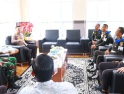 Kapolres Nganjuk Audiensi Dengan Komandan POM TNI – AD, Perkuat Sinergi Penegakan Hukum