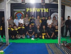 Kapolres Nganjuk Ajak PSHW Tunas Muda Jaga Kerukunan Antarperguruan Silat