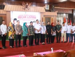 Presiden Salurkan 220 Becak Listrik di Nganjuk, Kapolres Ingatkan Larangan Modifikasi yang Ganggu Faktor Keselamatan
