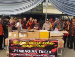 PAC Pemuda Pancasila Jakabaring Palembang Bagikan Ratusan Takjil, Aksi Sosial di Bulan Suci Ramadan