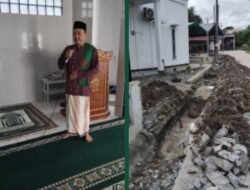 Ketua RW-08 Perjuangkan Pemasangan U-Ditch di Masjid Baiturrahman Cisoka