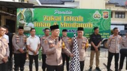 Dari Polisi untuk Warga, Ribuan Zakat Fitra Polres Nganjuk Dikirim ke Pelosok Naik Motor Dinas