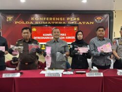 Transparansi Penegakan Hukum, Polda Sumsel Musnahkan Sabu, Ekstasi, dan Sinte Hasil Operasi