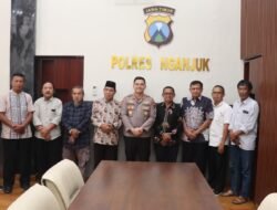 Rajut Persaudaraan Usai Lebaran, Kapolres Nganjuk Gandeng Perguruan Silat Jaga Kondusifitas