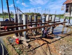 2 Jembatan Gantung di Wilayah OKI di Kebut