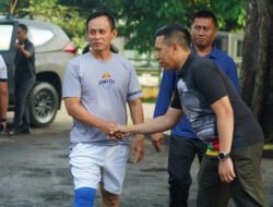 Pangdam II/Swj Jaga Stamina Melalui Tenis Lapangan di Korem 044/Gapo