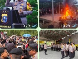 Aksi Unjuk Rasa Berujung Ricuh Kapolda Riau Himbau Masyarakat Agar Menjaga Kamtibmas,