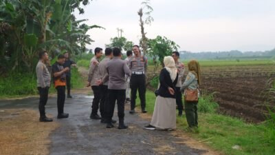 Kapolres Nganjuk Cek 15 Hektare Lahan Jagung, Libatkan Dinas Terkait Perkuat Ketahanan Pangan