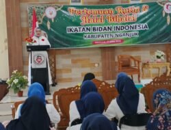 Pererat Tali Silaturahmi Ikatan Bidan Indonesia (IBI) Cabang Nganjuk Gelar Halal Bihalal Rutinan
