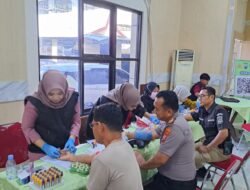 Dari Darah hingga Mental, 200 Personel Polres Nganjuk Dicek Total Hari Ini
