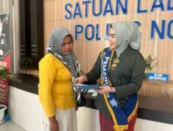 Spesial Hari Kartini, Pelayanan SIM-STNK Polres Nganjuk Tampil Berbusana Adat dan Ramah Anak