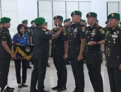 Tongkat Komando Berganti, Dua Dandim di Jajaran Korem 044/Gapo Resmi Berganti
